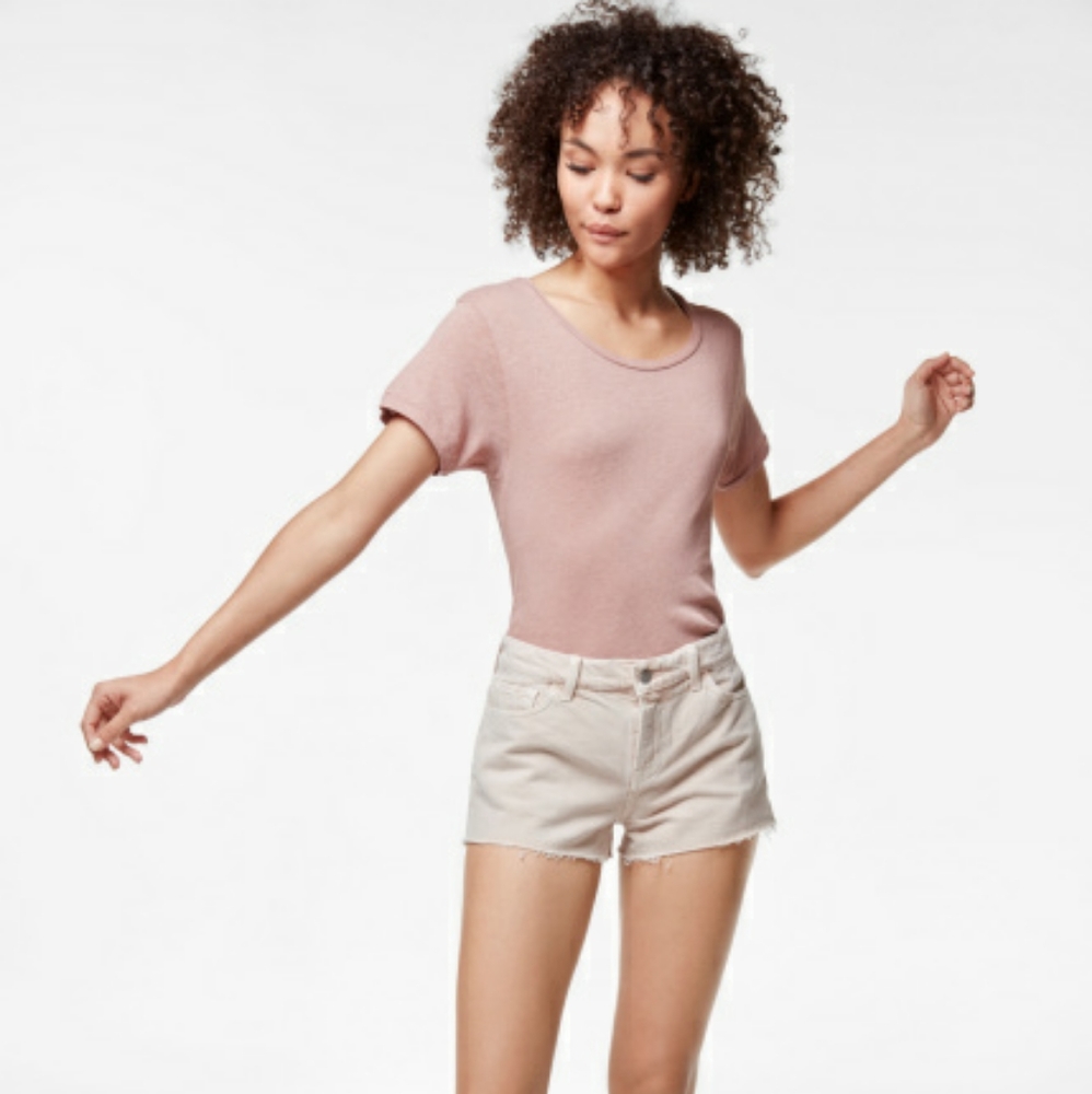 J Brand Low-Rise Short in Memory Denim Jean Cutoffs NEW